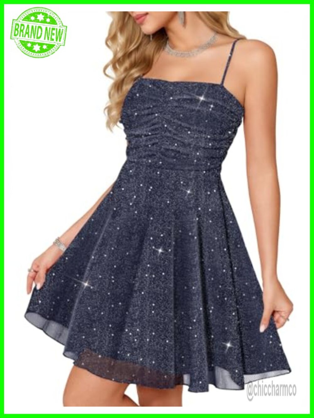 Sparkly Tulle Homecoming Dress Sequin Formal